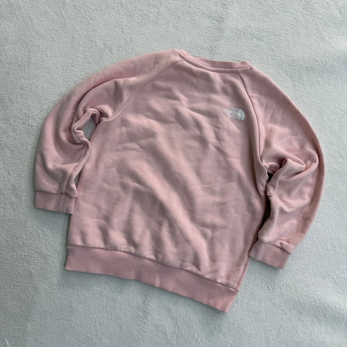 140 노스페이스 키즈 핑크 맨투맨 0326T 상품이미지2