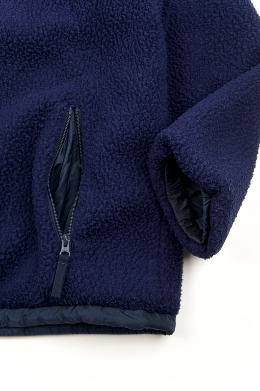 Porter classic 라이너 나일론 플리스 집업 블루 상품이미지6