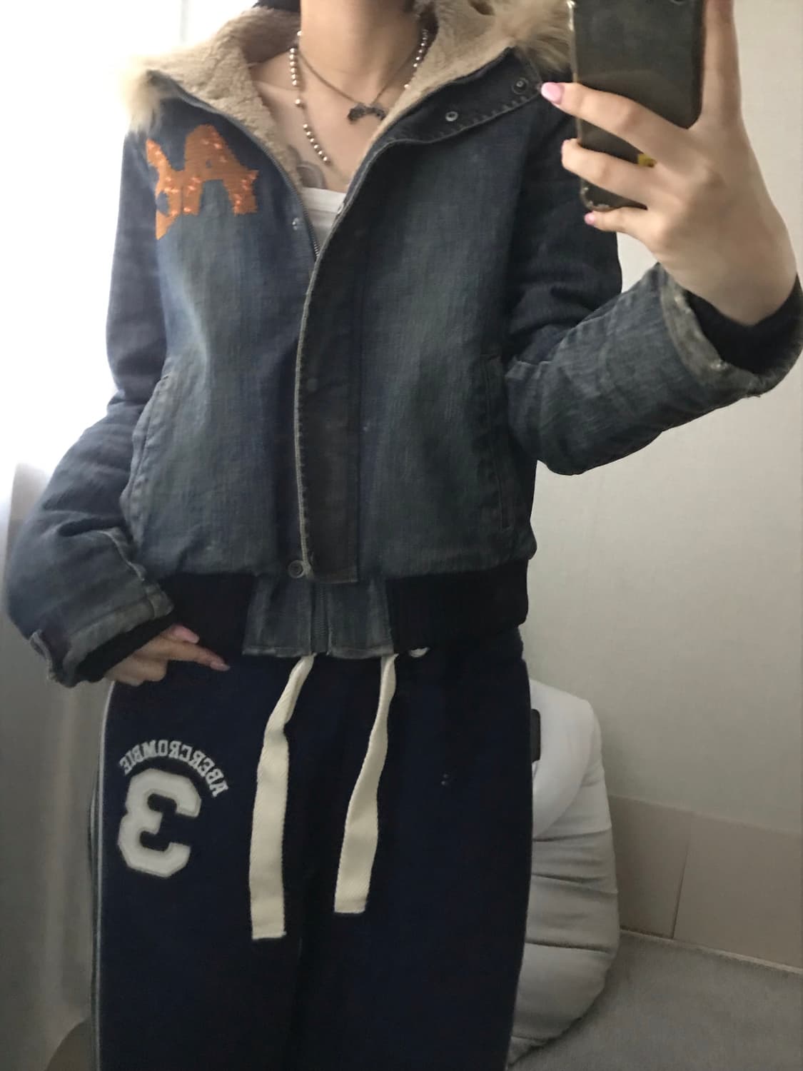 빈티지 데님 울프죠 자켓 상품이미지6