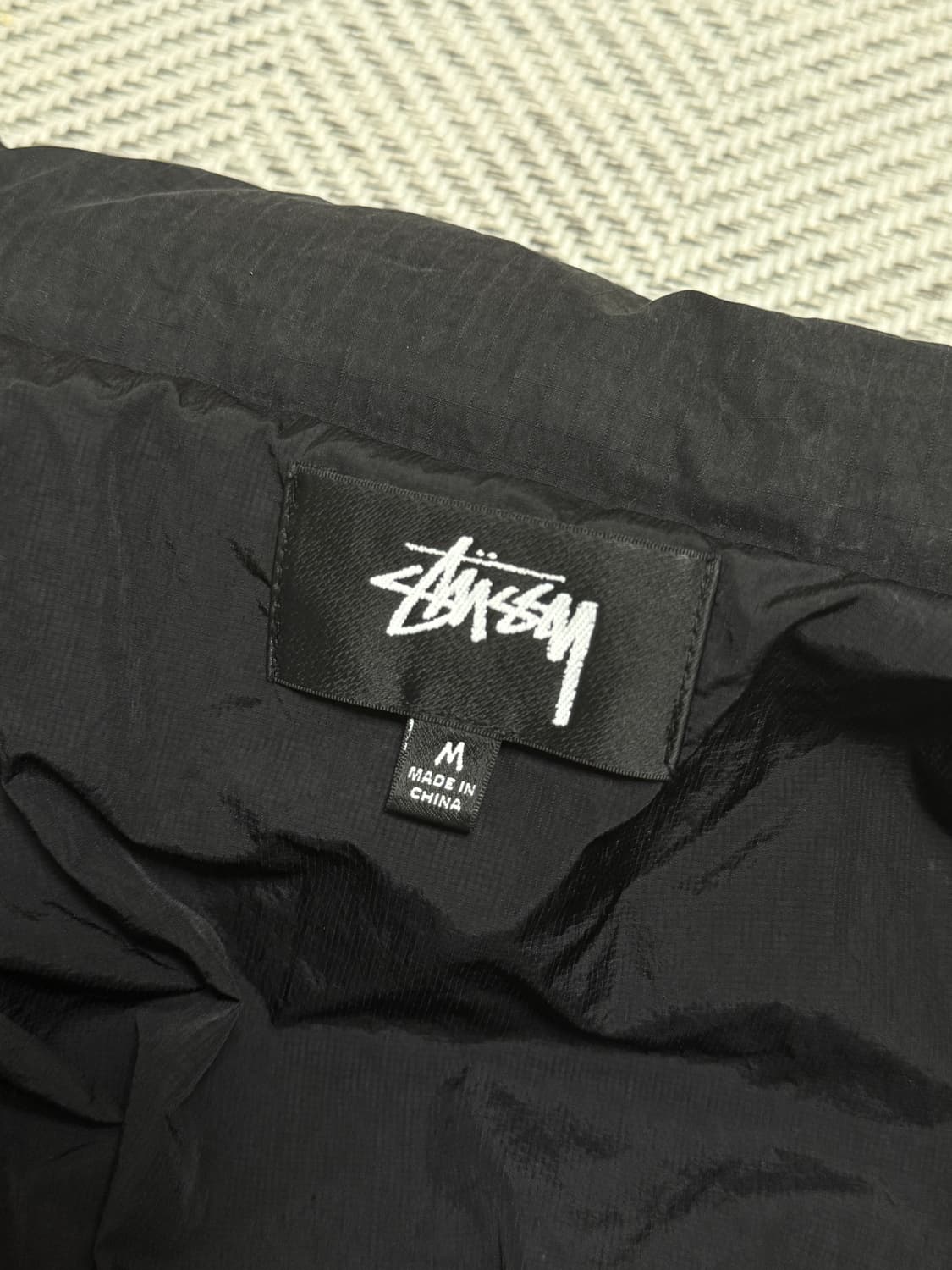 스투시 립스탑 다운 푸퍼 패딩 자켓 m 상품이미지5