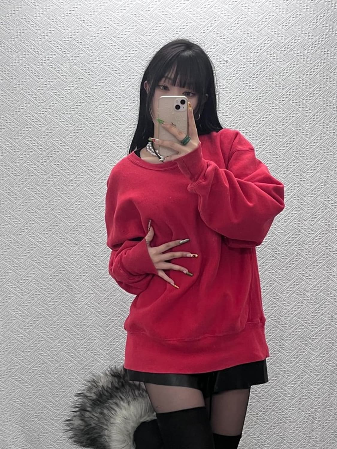 챔피온 리버스위브 올드스쿨 레트로 Y2K 기모 맨투맨 L C09534 상품이미지2