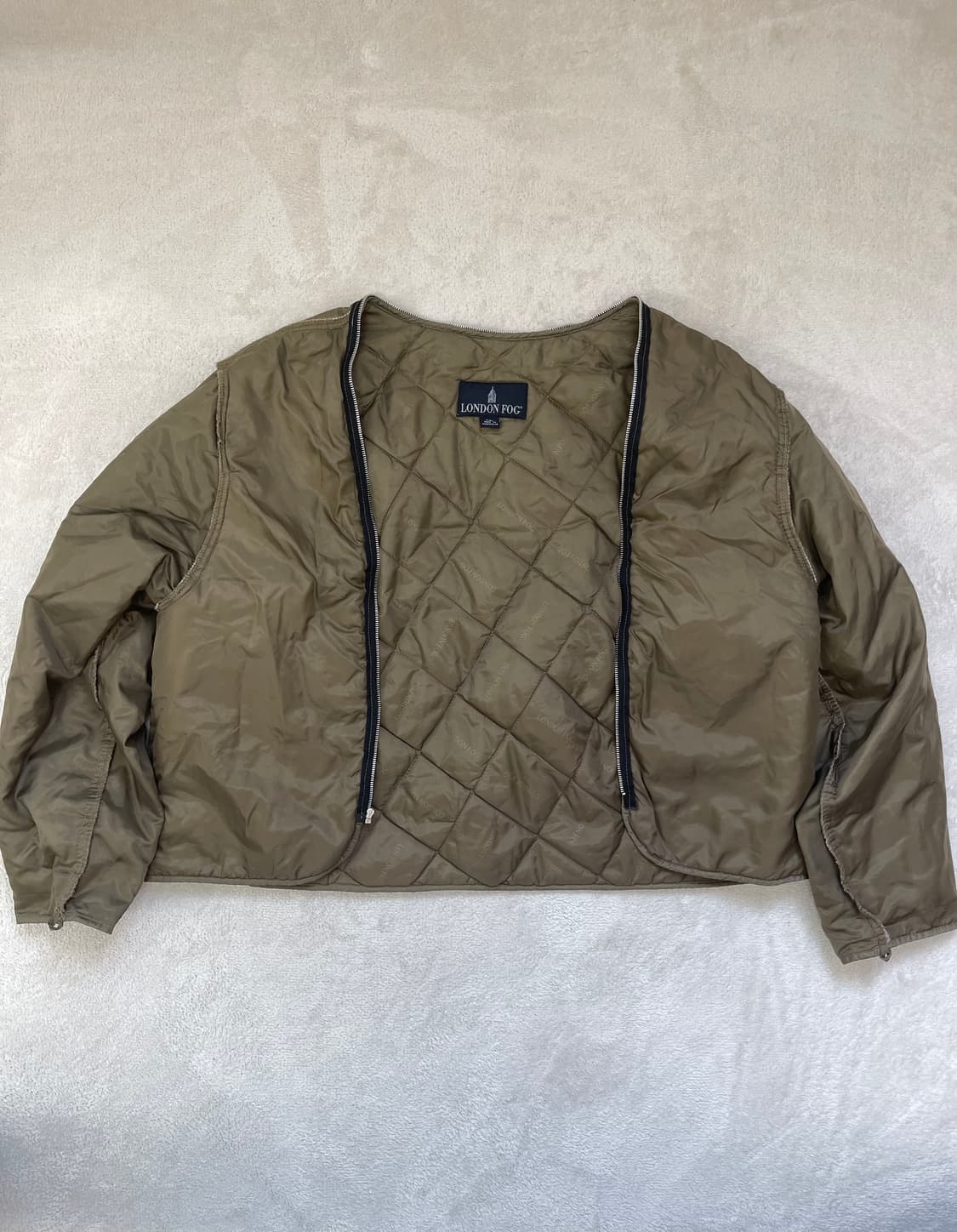 London Fog Hooded Bomber Jacket XL 상품이미지7