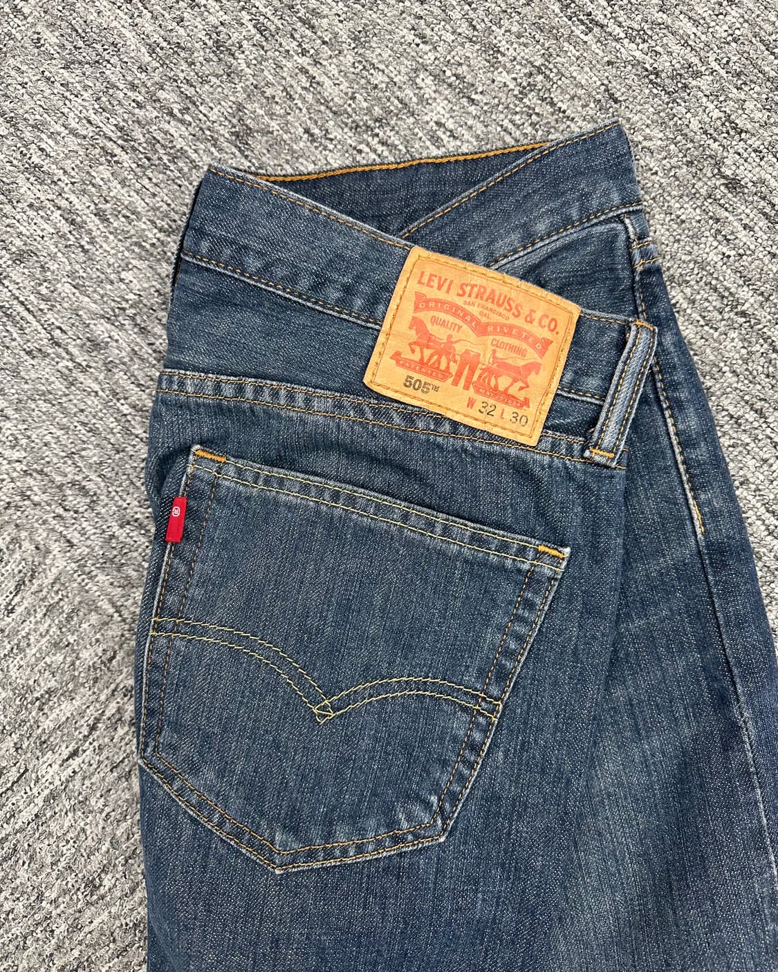 (허단44)리바이스 505 워싱데님-M1752 상품이미지5