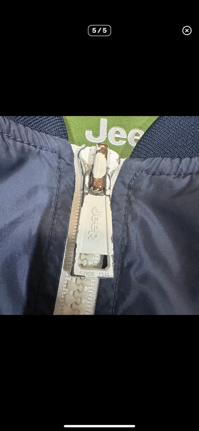  (바배) 지프 성조기 빅로고 바람막이 자켓 상품이미지5