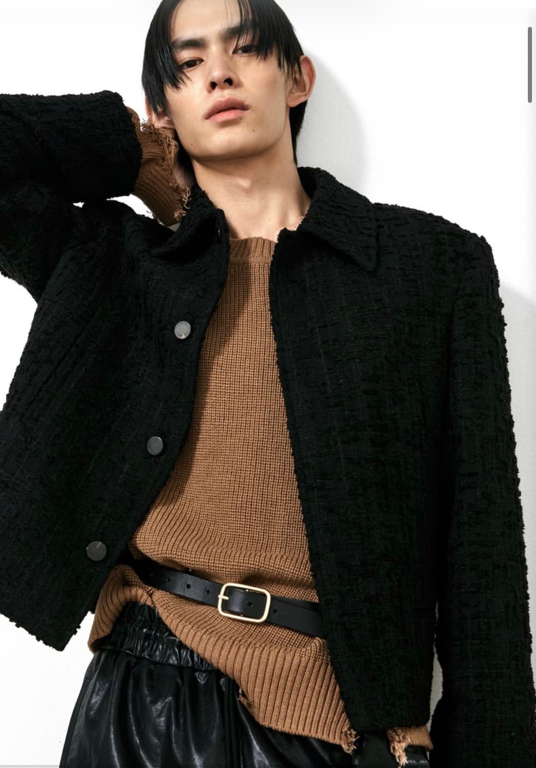 라벨아카이브 트위드 자켓 블랙 2사이즈 상품이미지2