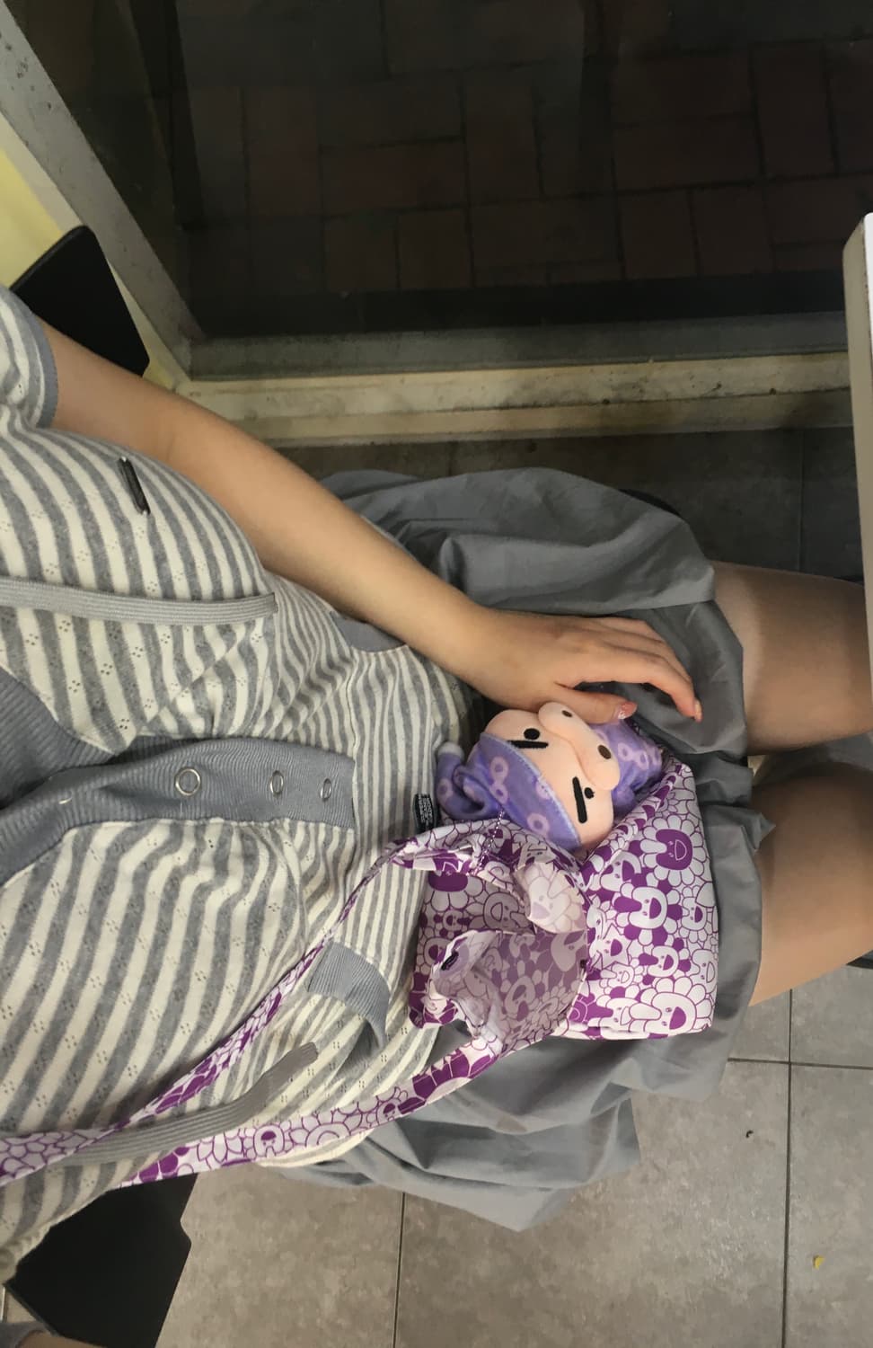 허그유어스킨 스프라이트 후드 후디 그레이 상품이미지1
