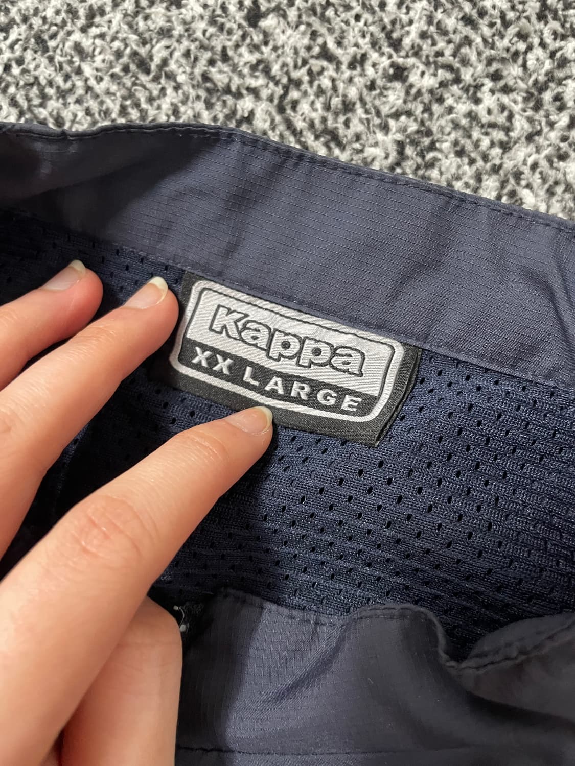 빈티지9. KAPPA X 롯데 자이언츠 아노락 우븐 바람막이 반팔 티셔츠 상품이미지3