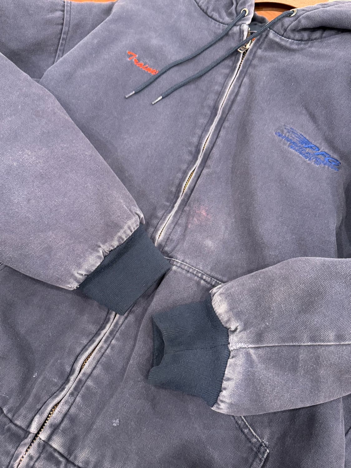 Corner Stone 빈티지 덕 액티브 페이딩 후드 워크 자켓 상품이미지9