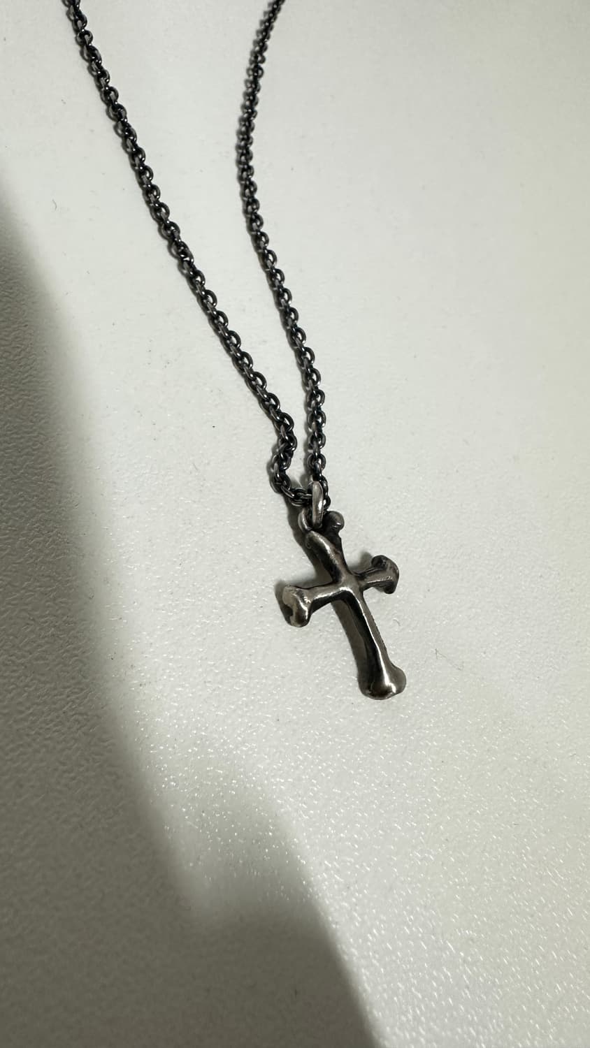 인세인개러지 조실버 bone cross 목걸이 상품이미지1