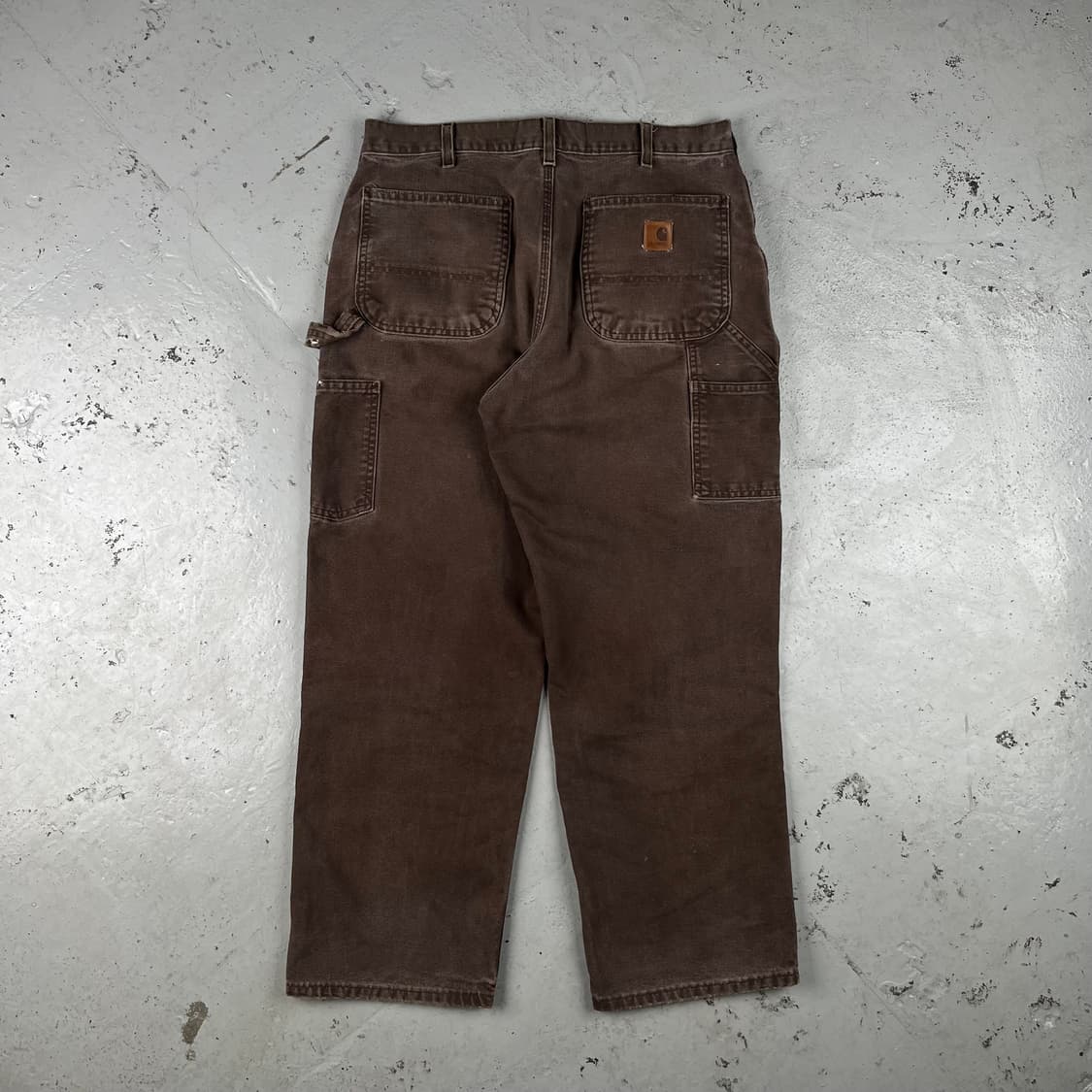 칼하트 다크브라운 싱글니 카펜터 팬츠 B11DKB 상품이미지5