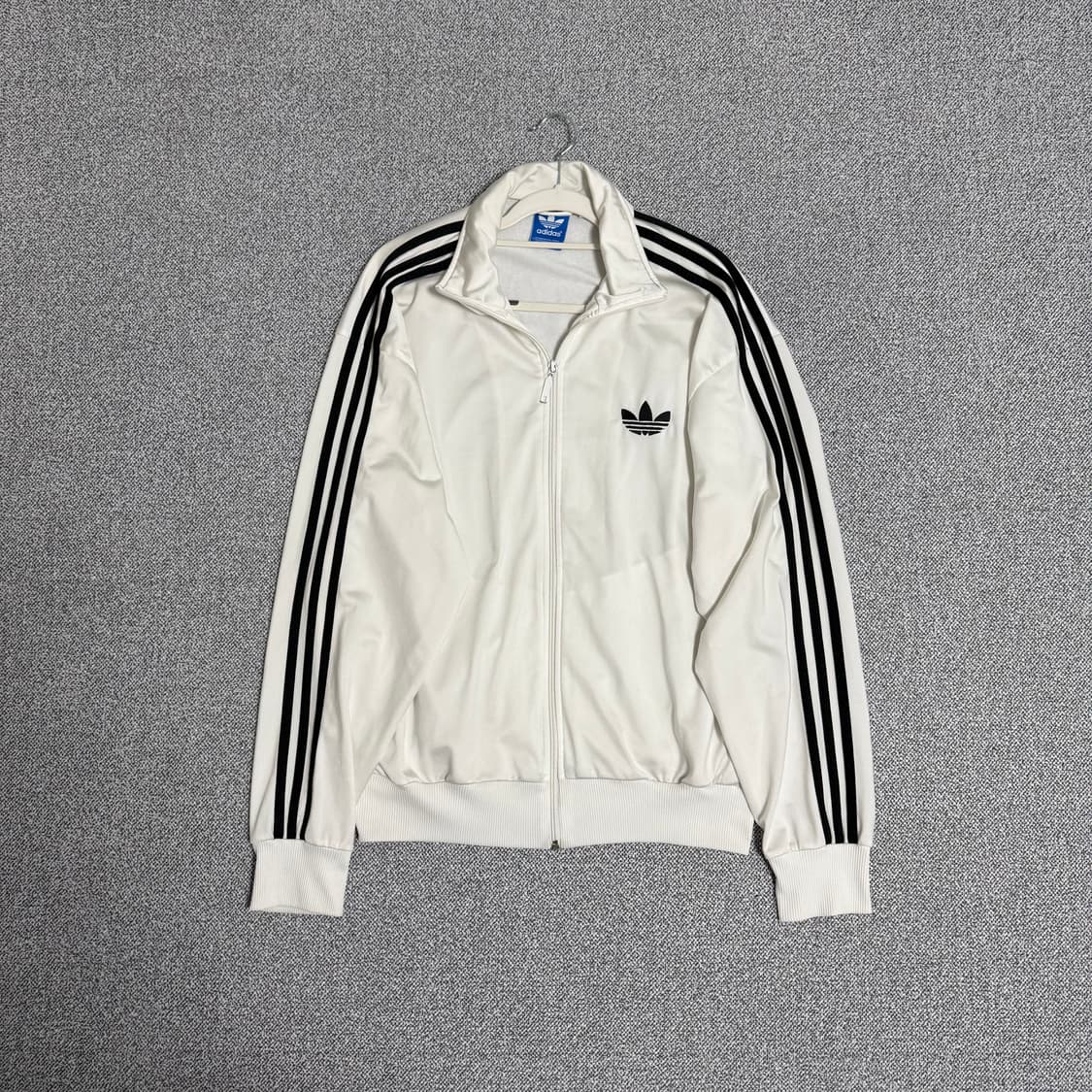 아디다스 파이어버드 져지 화이트 블랙 L 트랙탑 상품이미지1