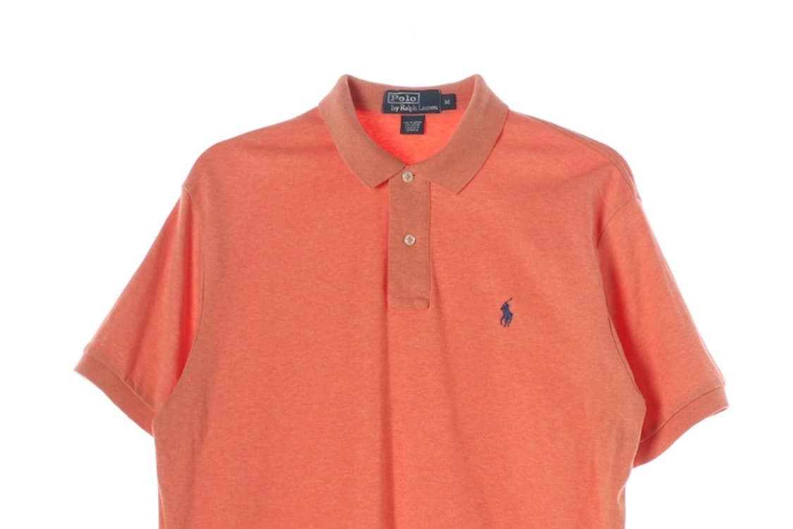 폴로 랄프로렌 오렌지 포니 피케 셔츠 M 상품이미지3