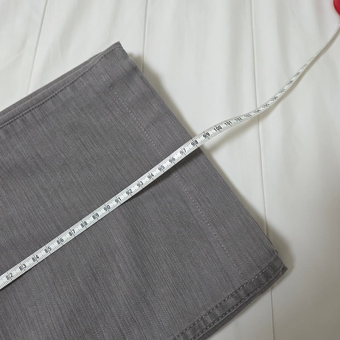 포터리 백사틴 슬림 스트레이트 퍼티그 팬츠 2 그레이 카키 / 바지 워크 상품이미지6