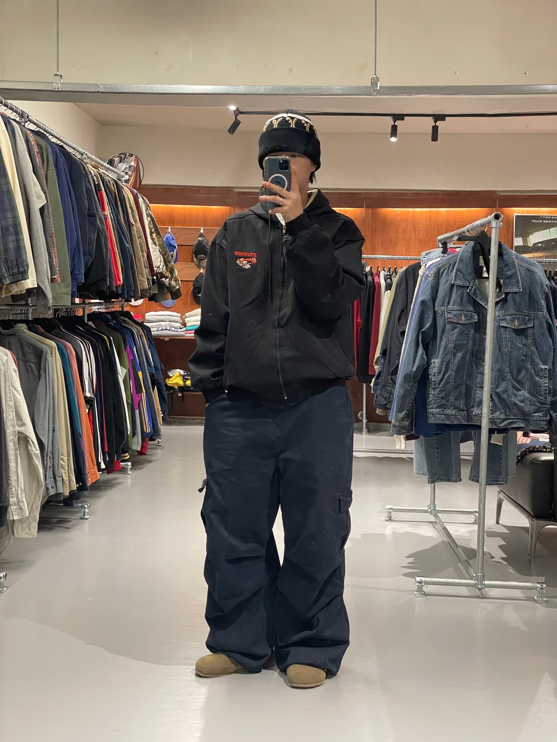 90's 빈티지 엑티브 후드 자켓   상품이미지5