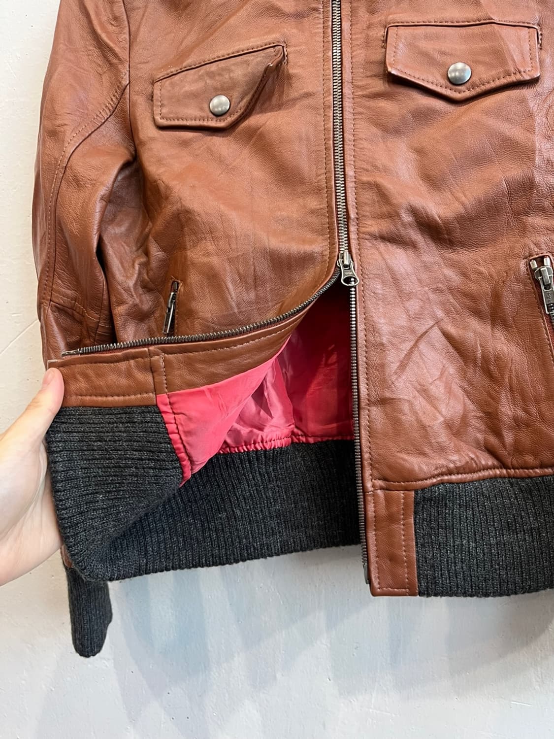 LUCA 양가죽 봄버자켓 우먼즈 상품이미지3