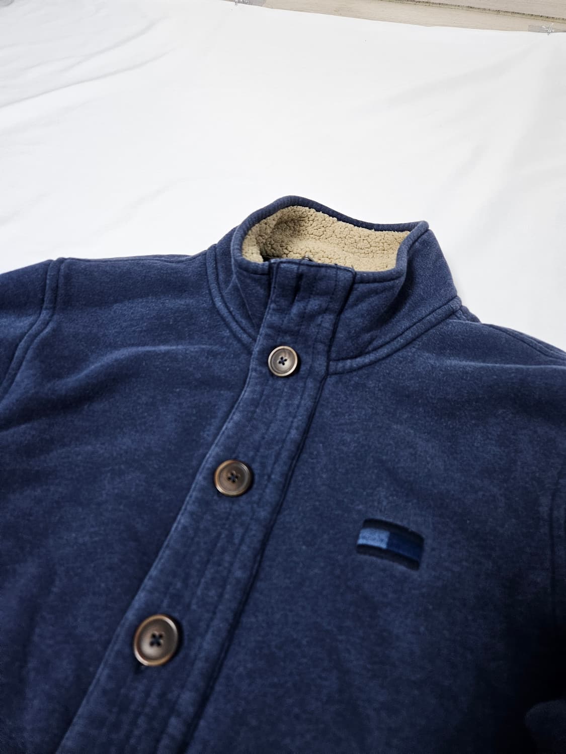 타미힐피거 차이나 봄버자켓 워싱 코튼 집업 빈티지 M 상품이미지2