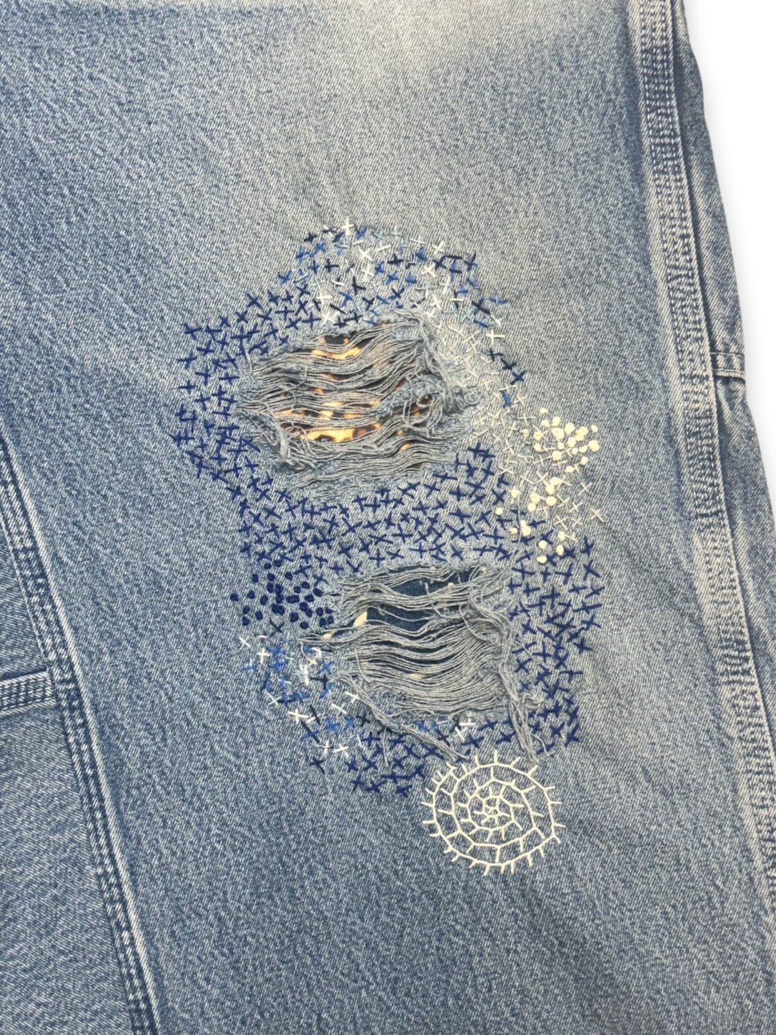 Carhartt Boro Sashiko Distressed Shorts 상품이미지6