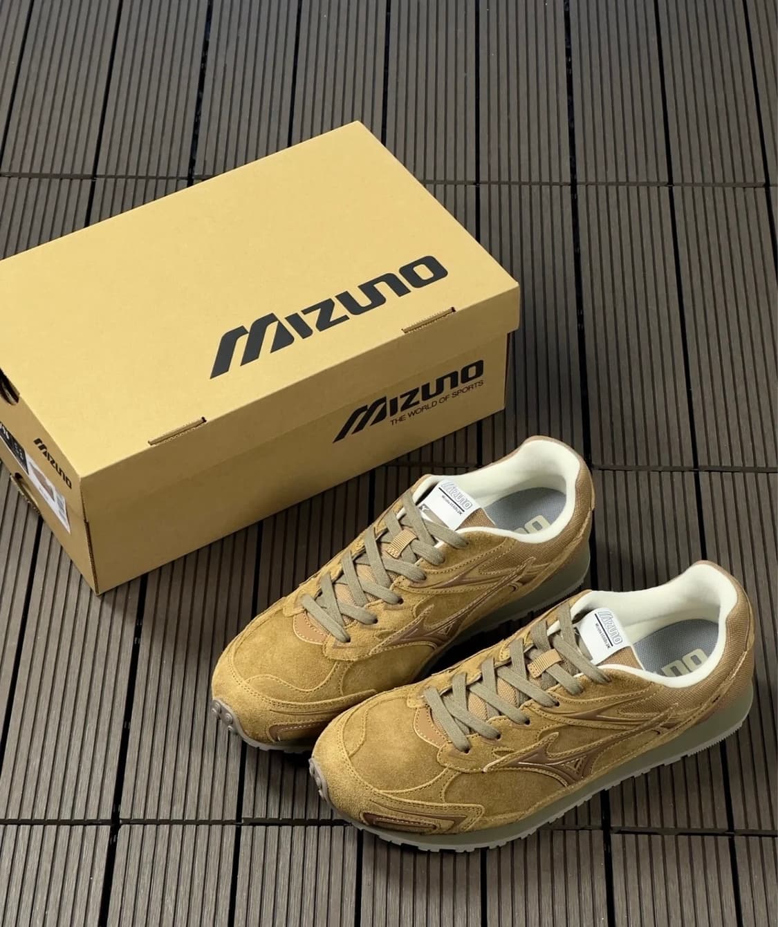 미즈노 운동화 브라운 갈색 D1GH242102 상품이미지5