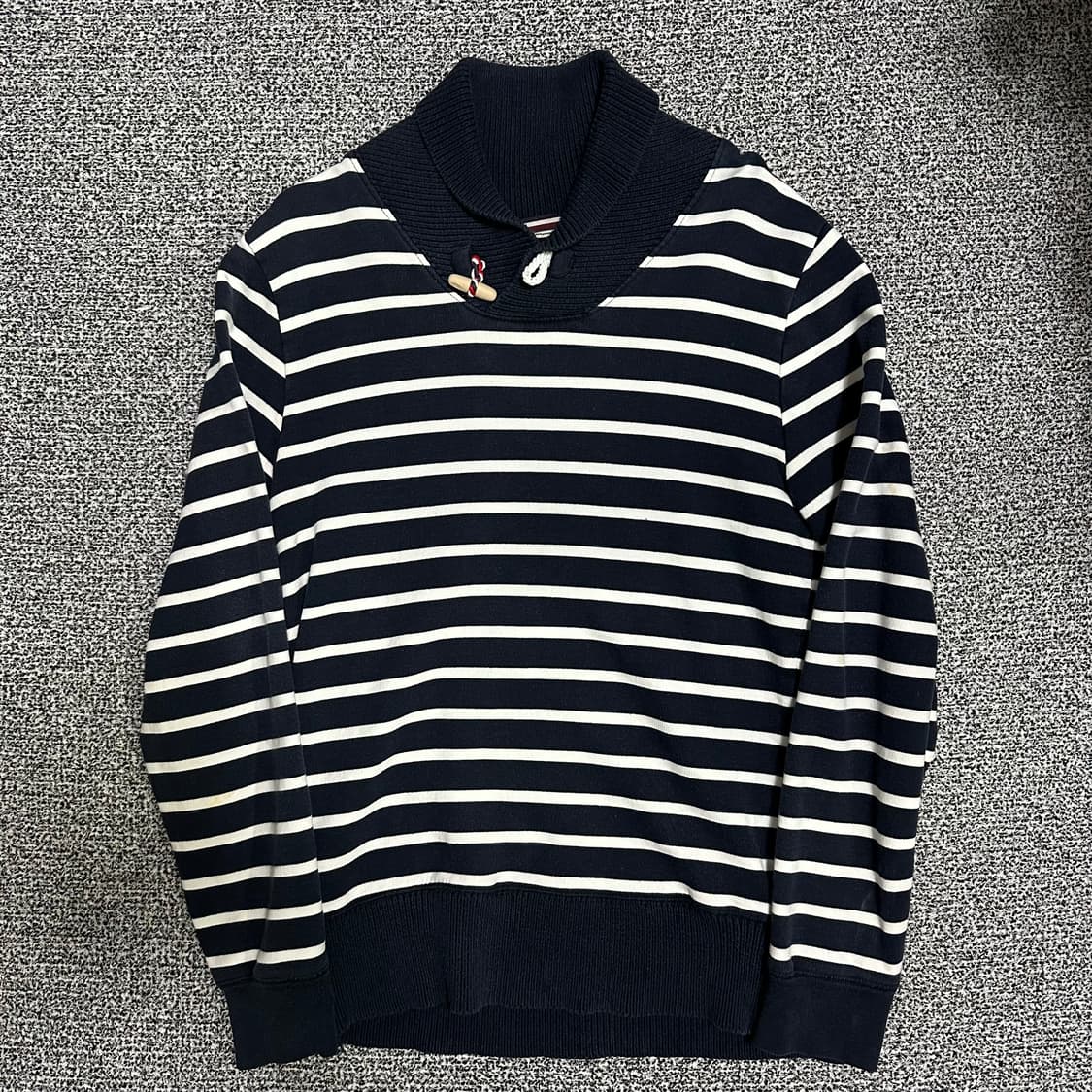 (M) 자라 스트라이프 니트 긴팔티 상품이미지1