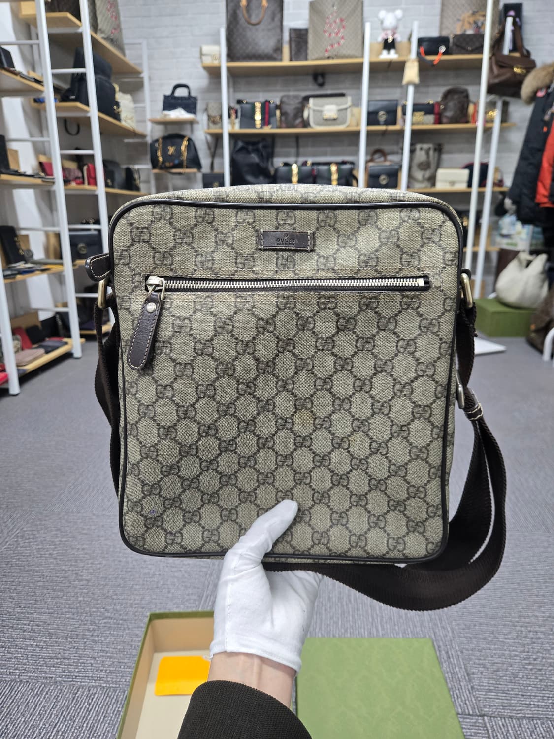 [특가][정품] 구찌 시그니처 메신저백 상품이미지2