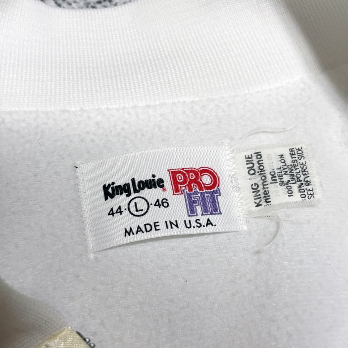 80s 빈티지 King Louie 새틴 봄버 자켓 상품이미지4