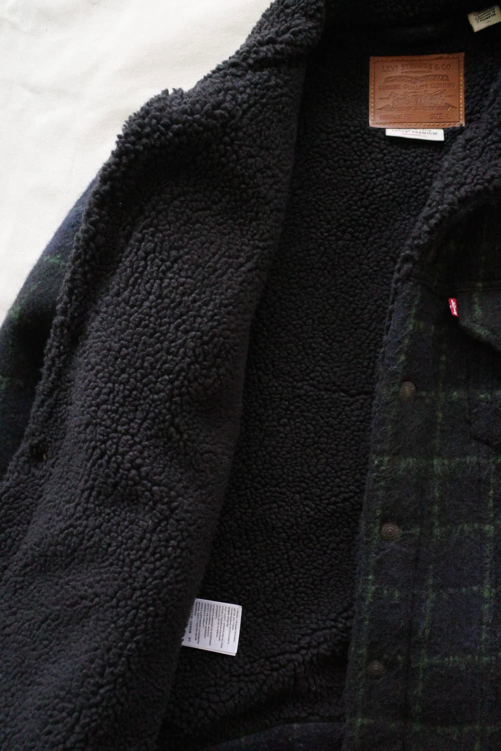 리바이스 프리미엄 빅E 라인 셰르파 트러커 자켓 상품이미지8