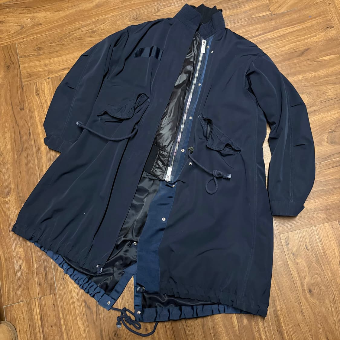 SACAI DOUBLE LAYERED FISHTAIL PARKA 상품이미지2