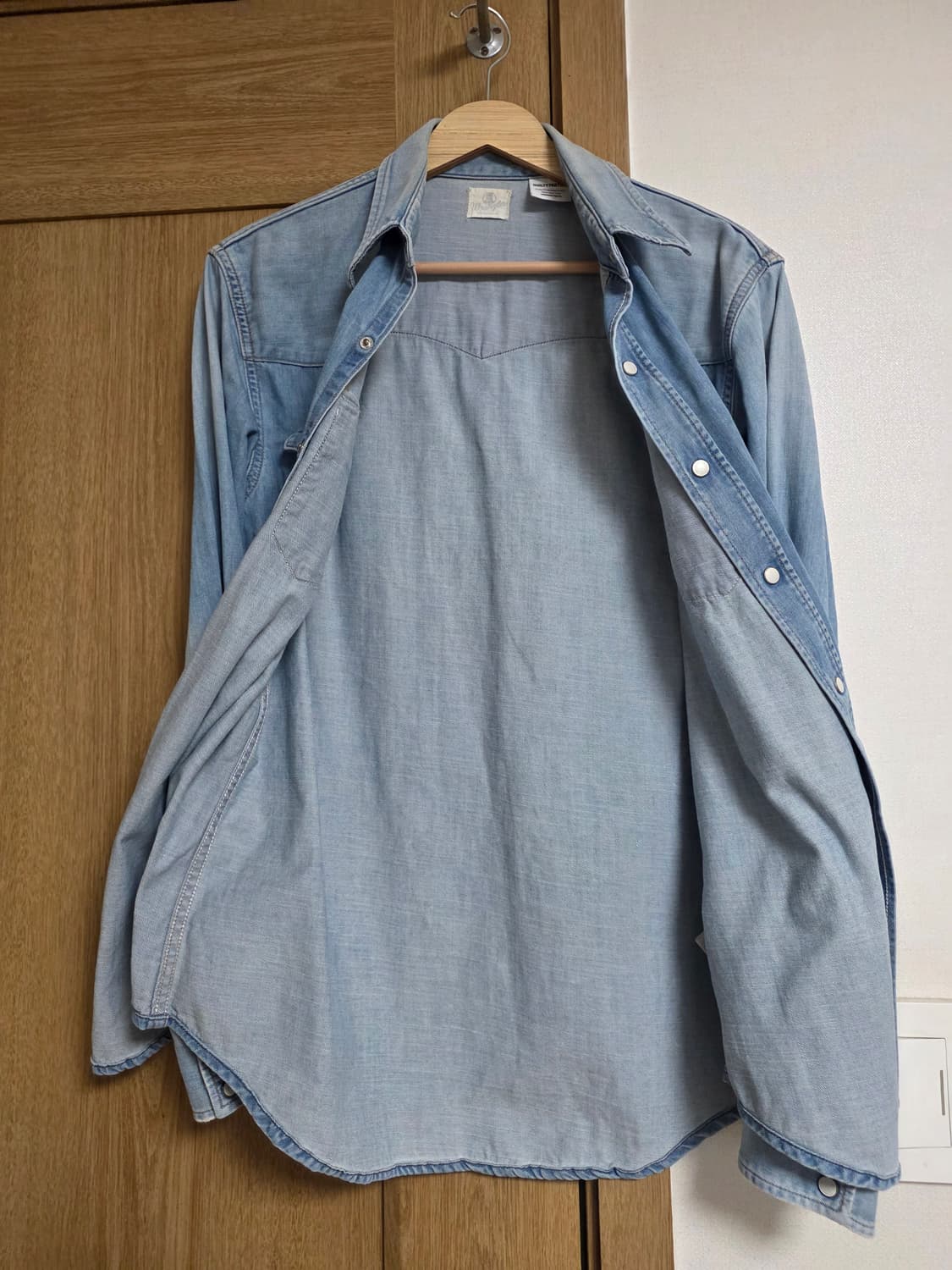 [M] 와코마리아 x 랭글러 웨스턴 데님 셔츠 상품이미지5