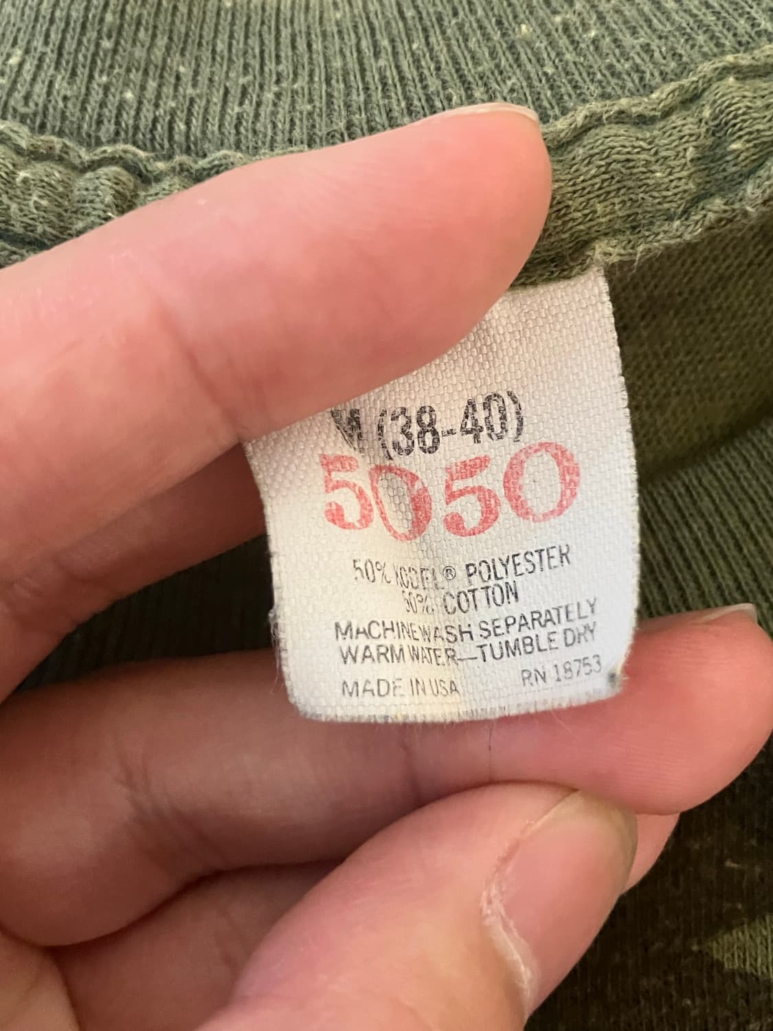 80s woodland camo pocket tee (USA) 상품이미지7