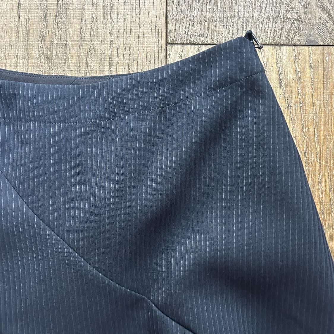 Stripe Cuttingline Transformed Skirt 상품이미지6