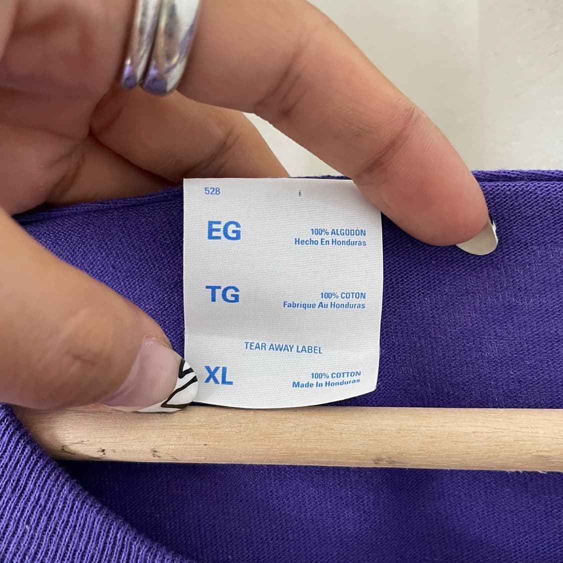  마제스틱 퍼플 레이커스 반팔 상품이미지5