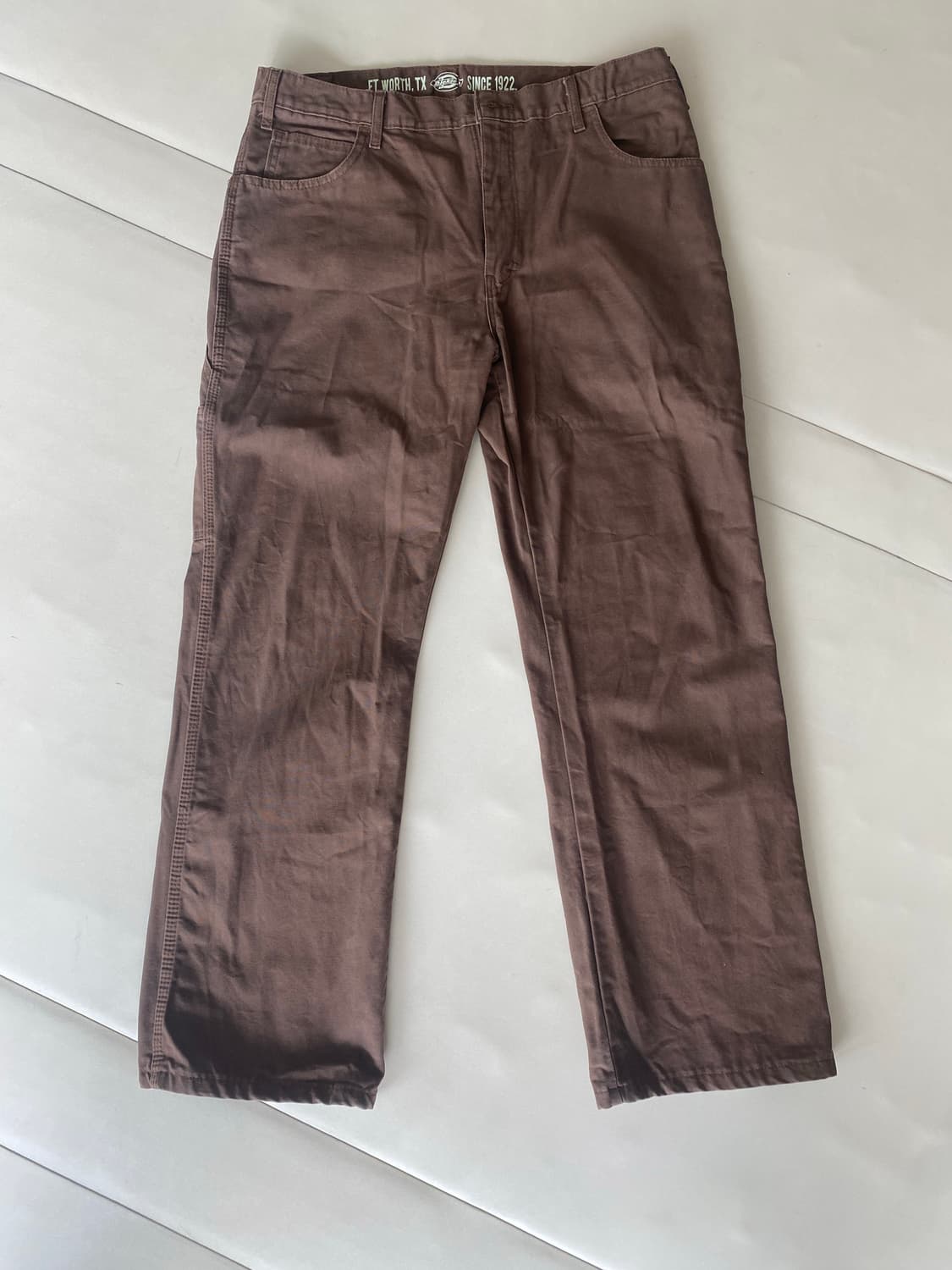디키즈 빈티지 다크 브라운 카펜터 팬츠 34x30 상품이미지1