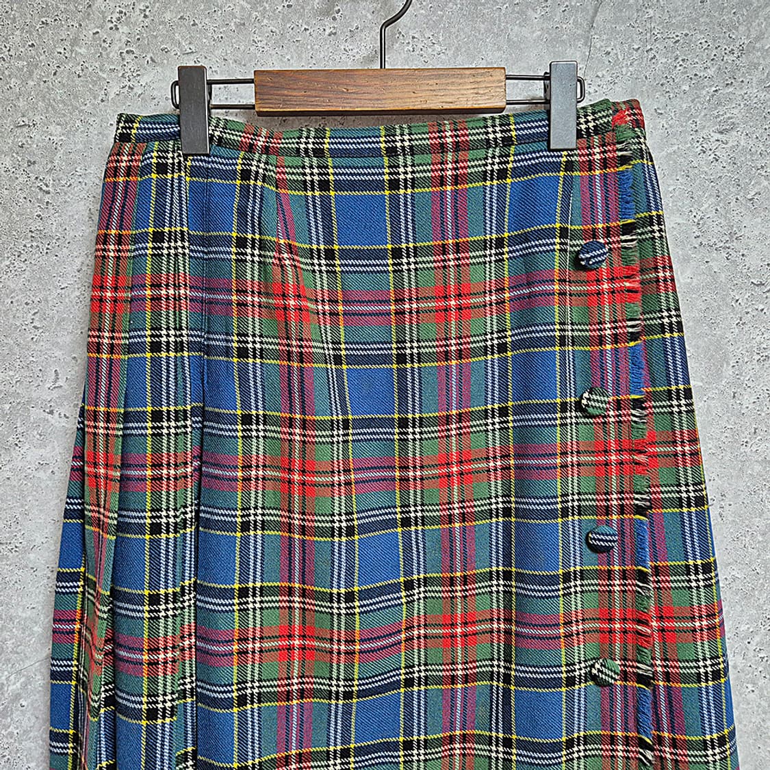 Scott Adie 체크 랩 스커트 (Made In BRITAIN) 상품이미지4