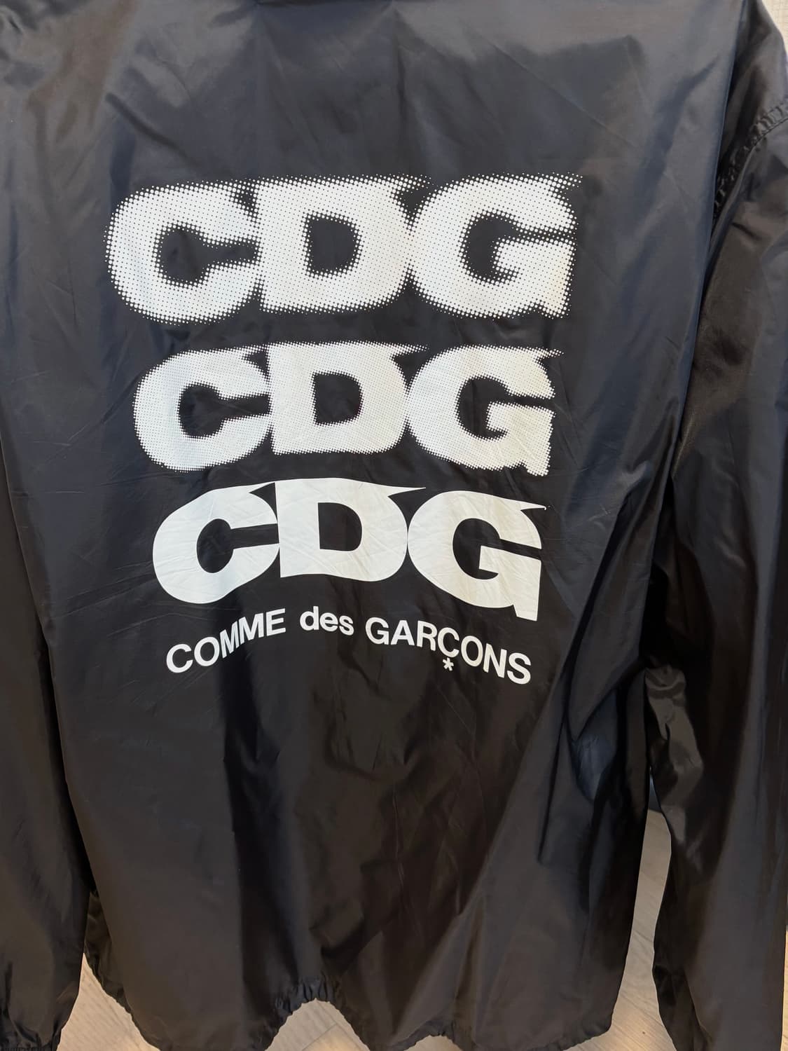 CDG 블랙 코치 자켓 L 사이즈  상품이미지2