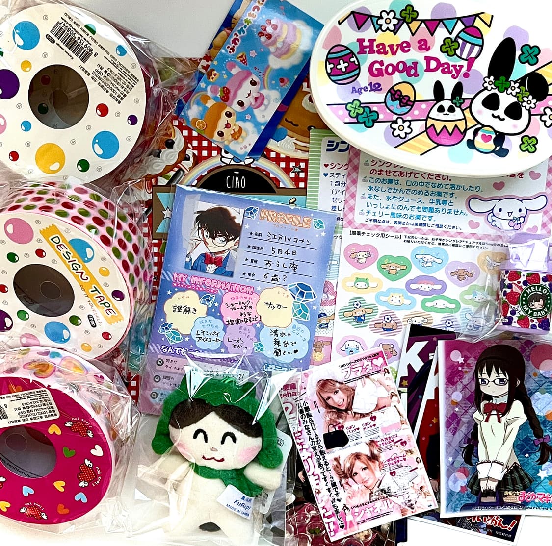 일괄) 일본 고전 헤이세이 이라스토야 도시락통 갸루 스티커 코난 다꾸 등 상품이미지1