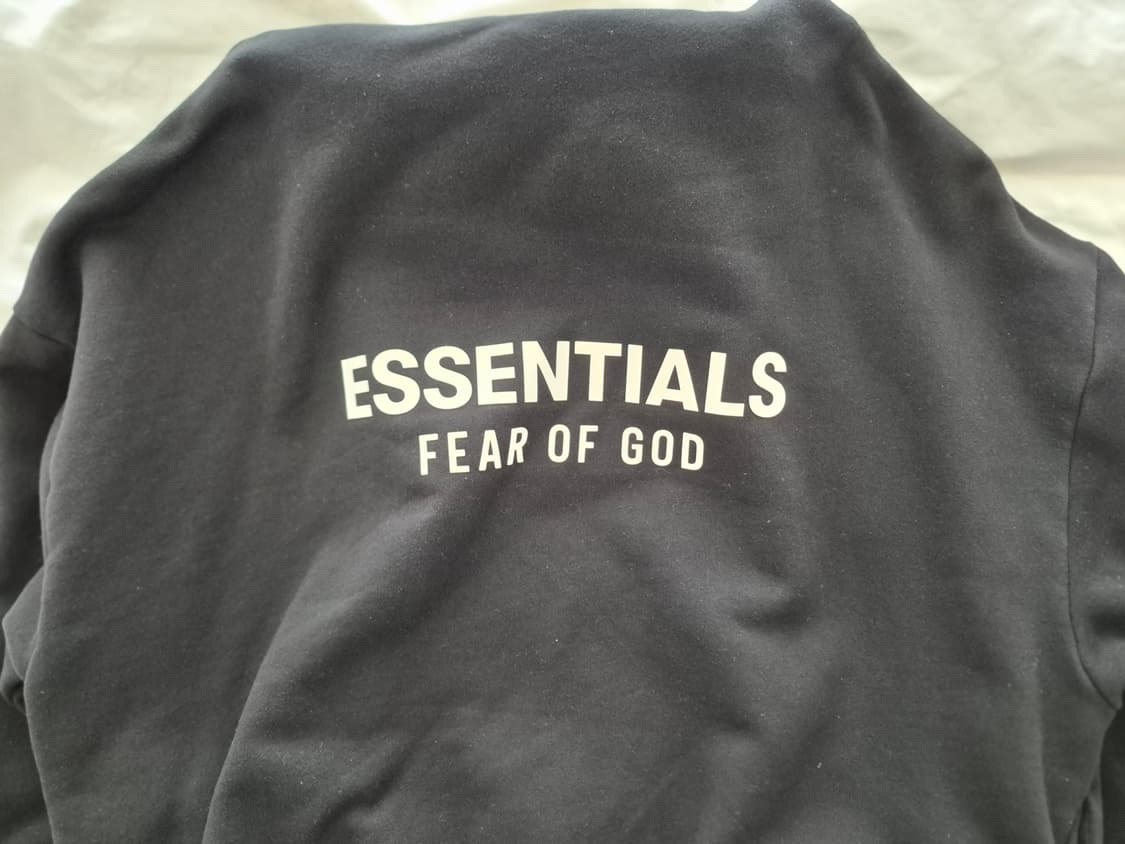 피오갓 에센셜 후드 블랙 xl사이즈 상품이미지1