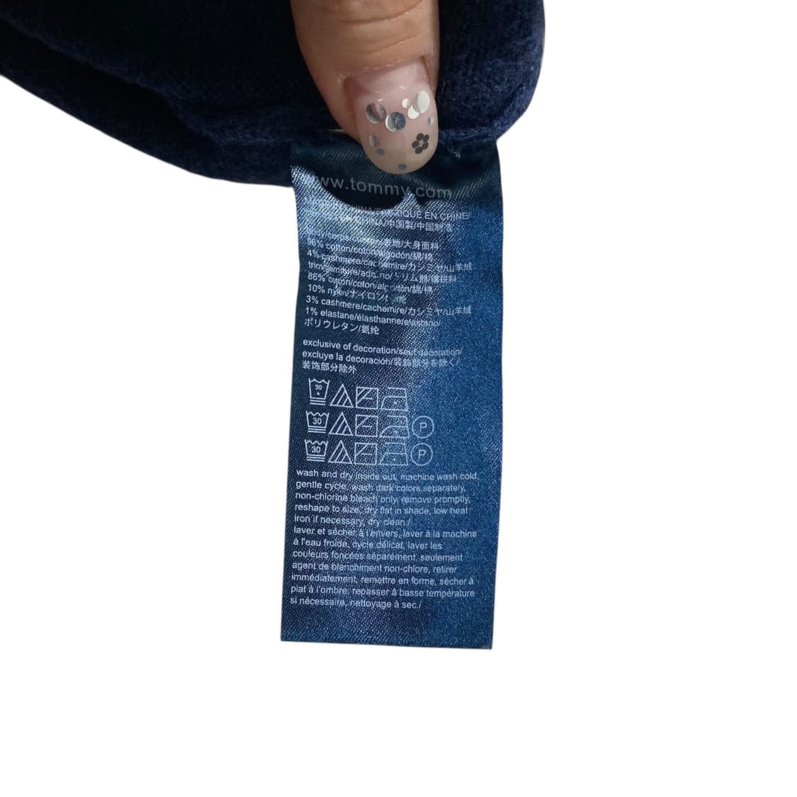 타미힐피거 배색 와플 니트 상품이미지4