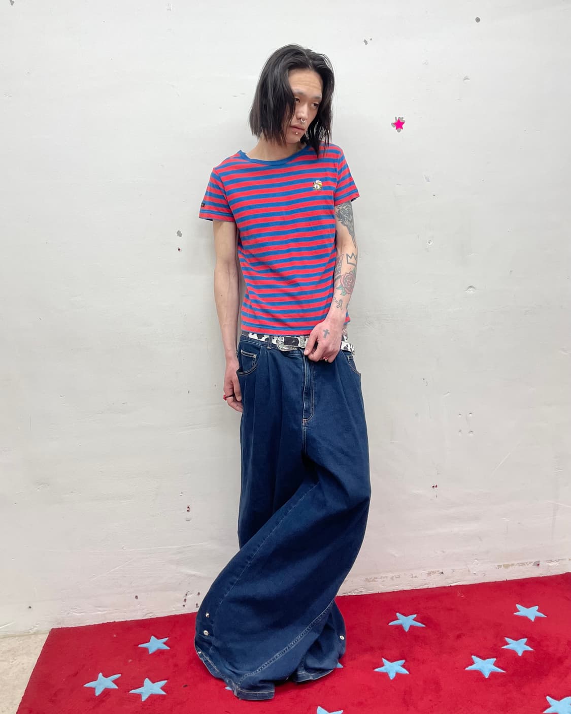 Jam Stripe Bear T-shirt 상품이미지5