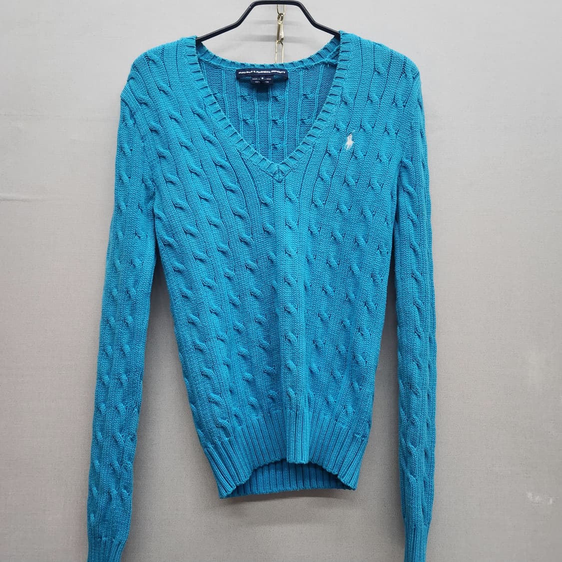 폴로랄프로렌 코튼 브이넥 니트 S(S) 상품이미지1