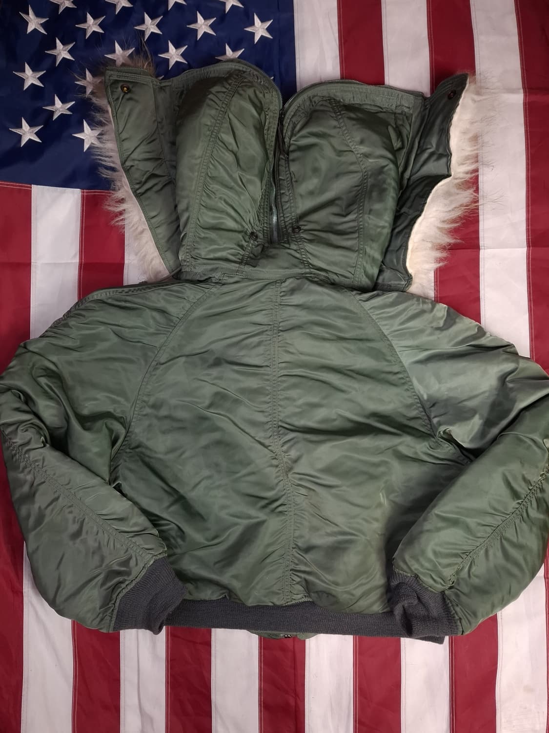 오리지날 90's 미공군 지급용 알파사 N-2B 항공자켓 상품이미지8