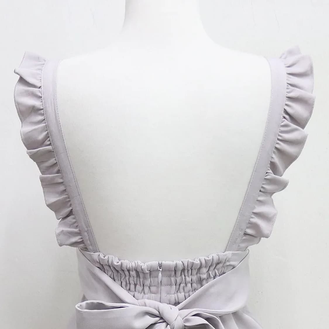 EVELYN 프릴 밴딩 뷔스티에 원피스 62357 상품이미지7