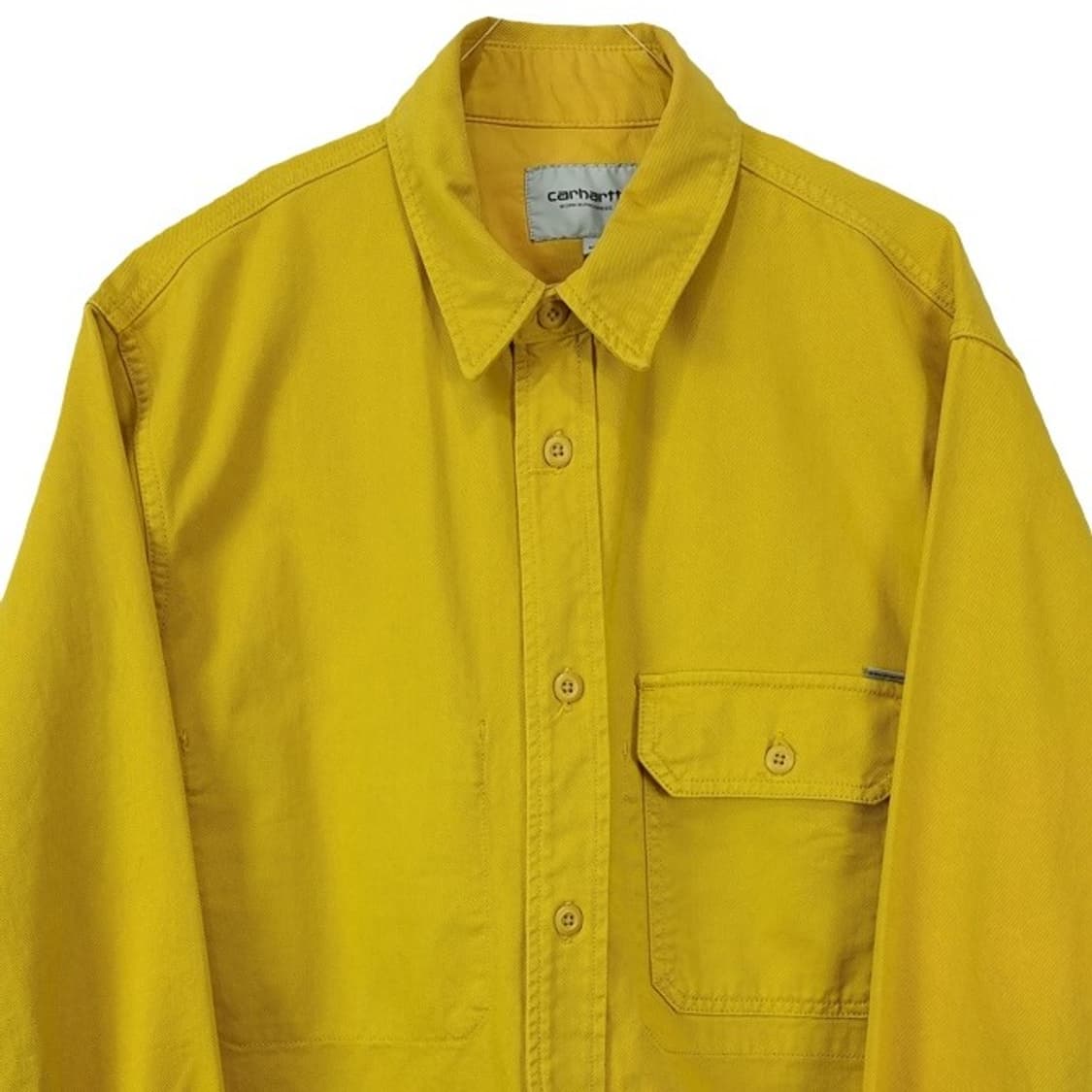 [칼하트] 원포켓 오벞핏 워크 셔츠 옐로우 M19851 상품이미지4