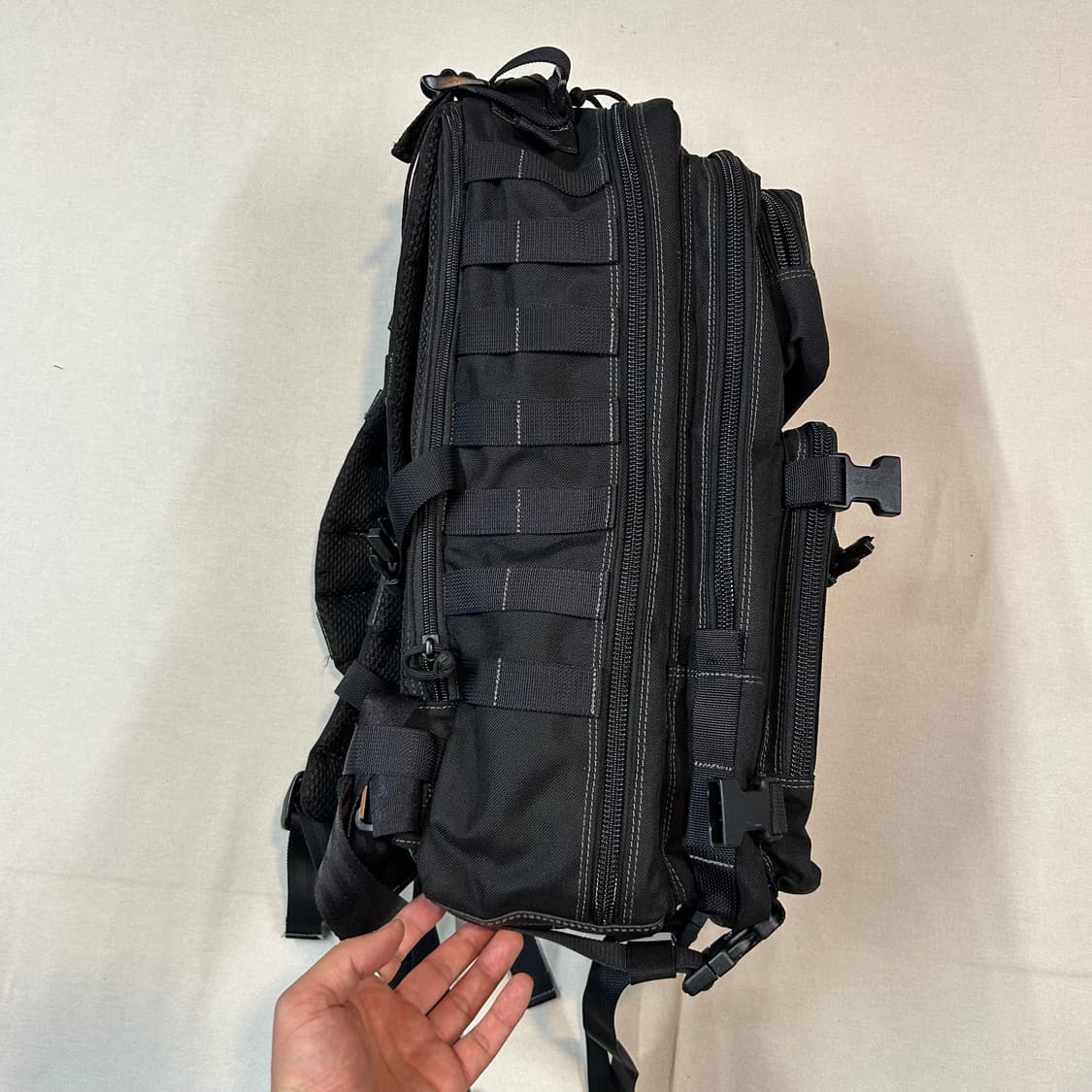 맥포스 슈퍼팔콘 텍티컬 밀리터리 백팩 블랙 상품이미지6
