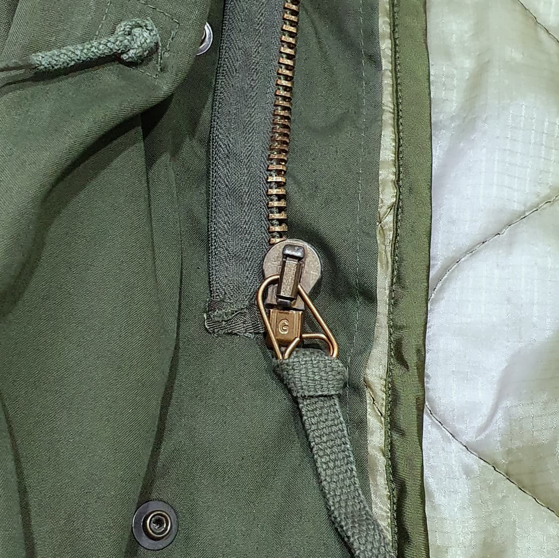 오리지널 미군 m65 피쉬테일파카 개파카 L 민트급 상품이미지6