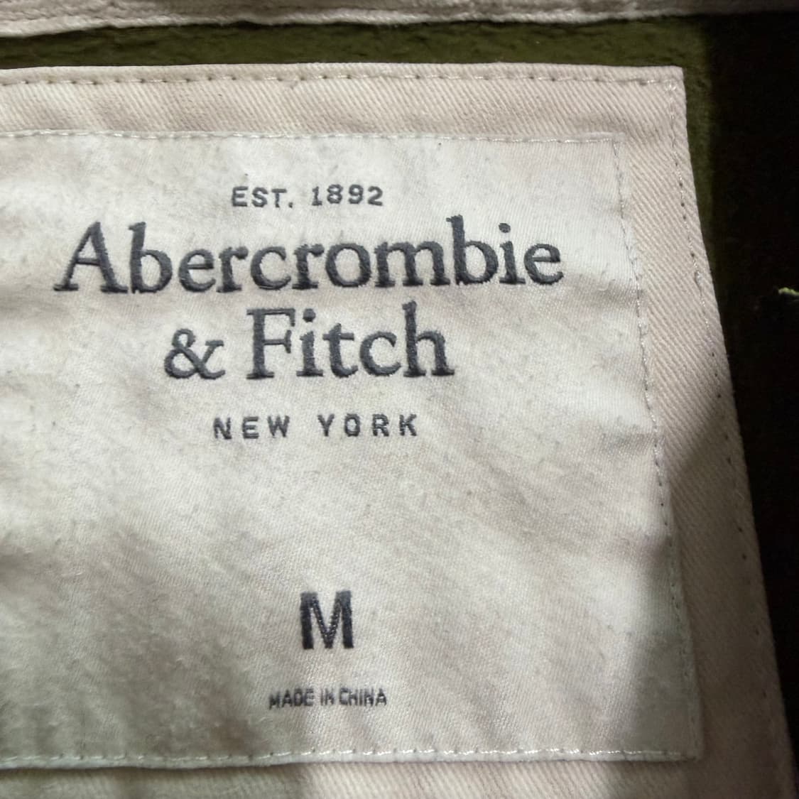 아베크롬비 올리브색 후드집업 M 상품이미지3