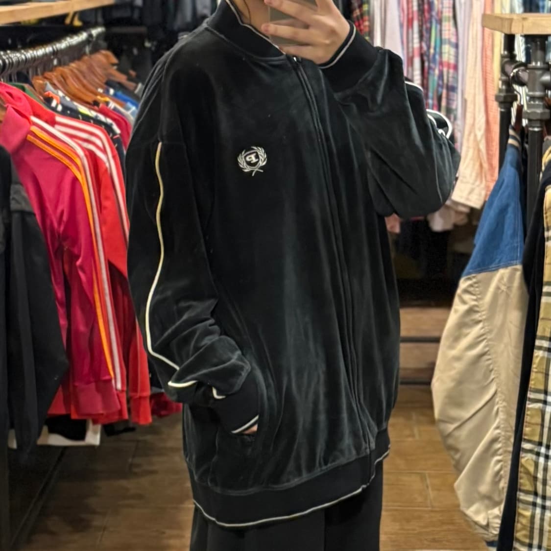 [HI] VTG 벨벳져지 딥그린 상품이미지4