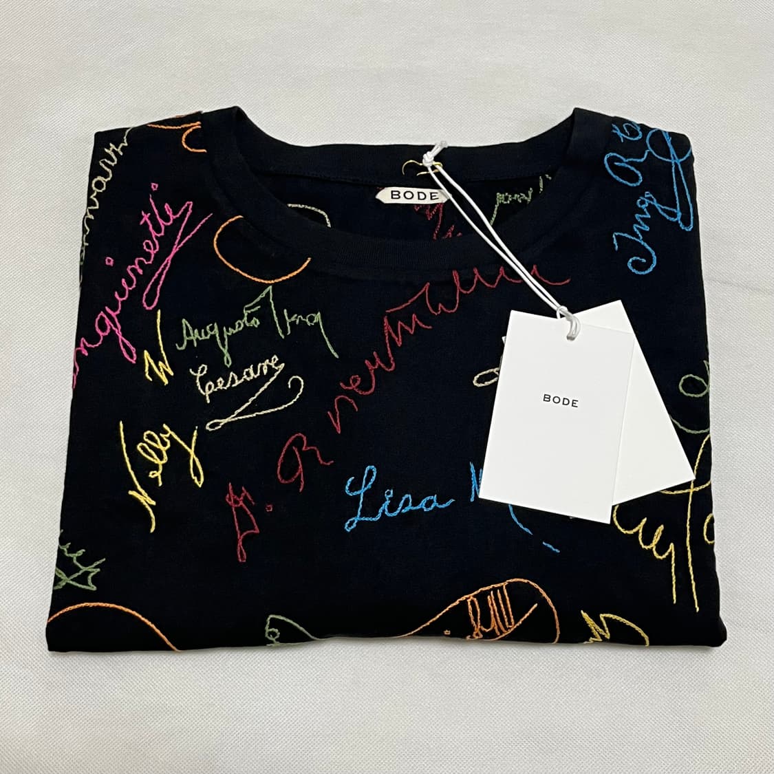 [M]보디 BODE Signature Scrawl 레터링 티셔츠 상품이미지3