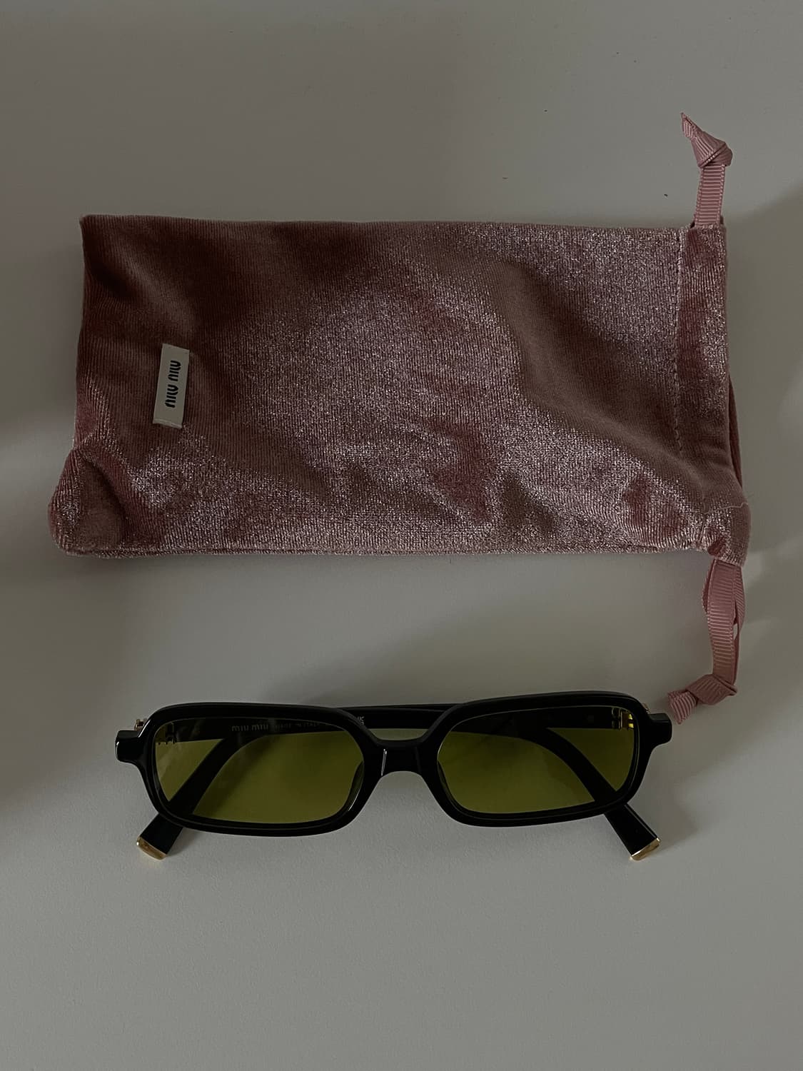 미우미우 리가드 선글라스 그린 상품이미지5
