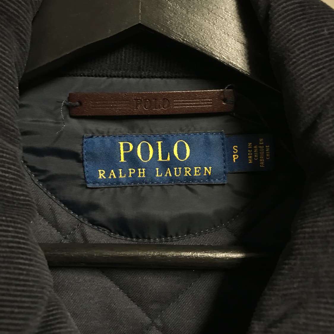 폴로 랄프로렌 퀄팅 자켓 네이비 S 상품이미지5