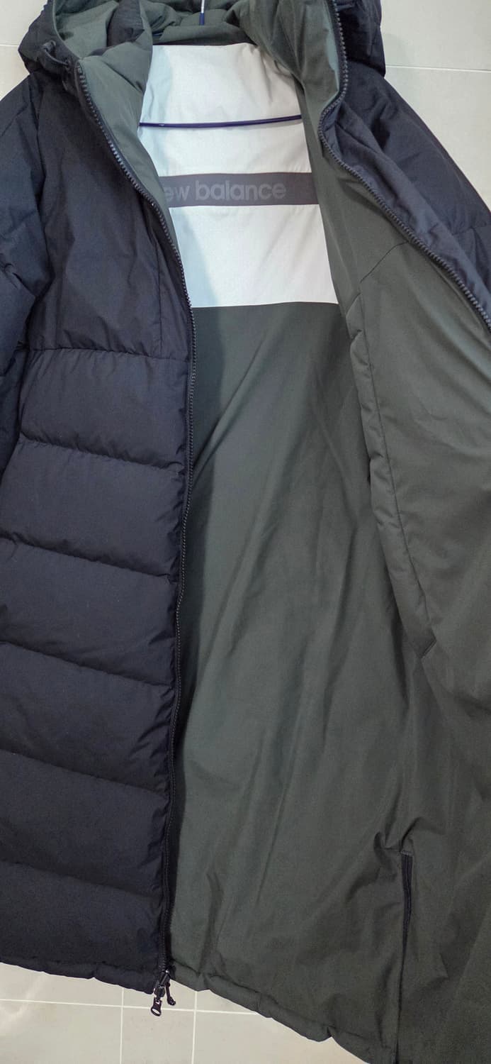 뉴발란스 리버시블 구스다운 경량 롱패딩 L (100사이즈) 택포 상품이미지3